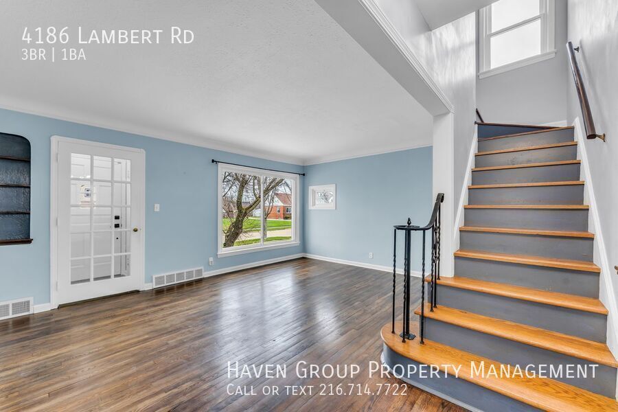 4186 Lambert Rd, South Euclid - Welcome to this delightful 3-bedroom, 1-bathroom home located in the heart of South Euclid, Ohio! property image