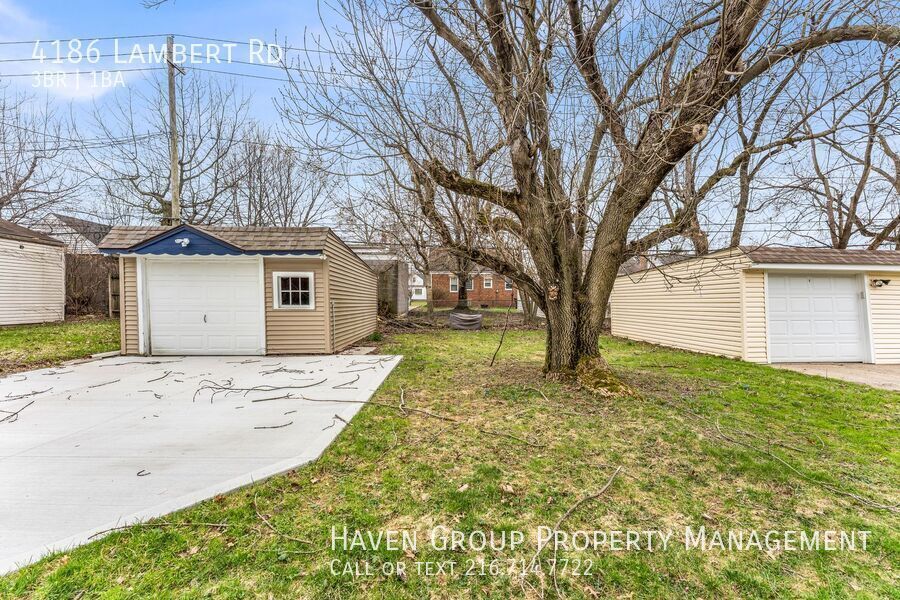 4186 Lambert Rd, South Euclid - Welcome to this delightful 3-bedroom, 1-bathroom home located in the heart of South Euclid, Ohio! property image