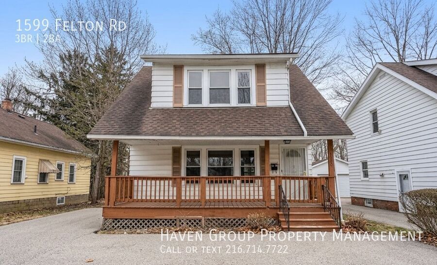 1599 Felton Rd, South Euclid - Spacious 3-bed 1.5 -bath single-family home! property image