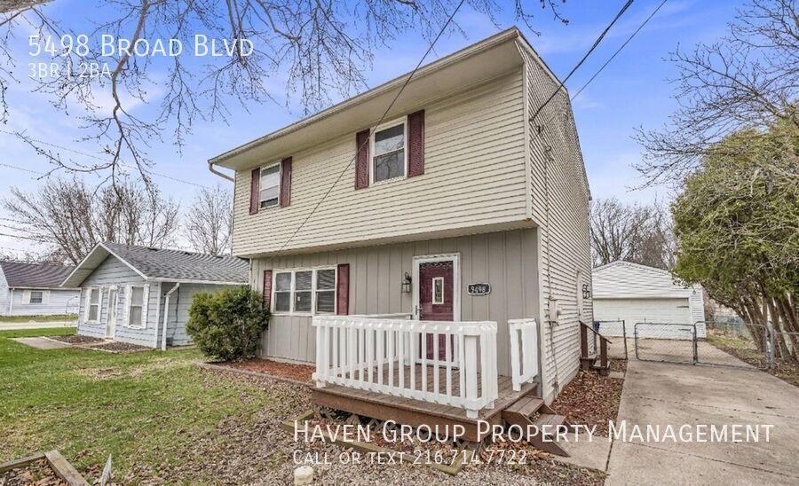 5498 Broad Blvd, North Ridgeville- Spacious 3-bed 1.5-bath single-family home! property image