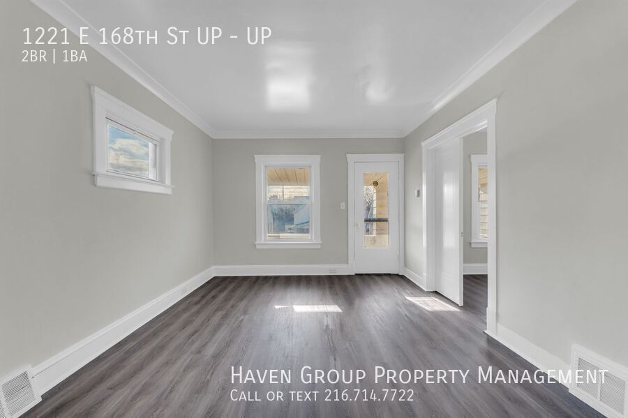 Welcome to 1221 E 168th St | UP Unit, Cleveland, OH 44110! This well-maintained 2-bedroom, 1-bath upper unit offers a comfortable and inviting living space in a convenient location. property image