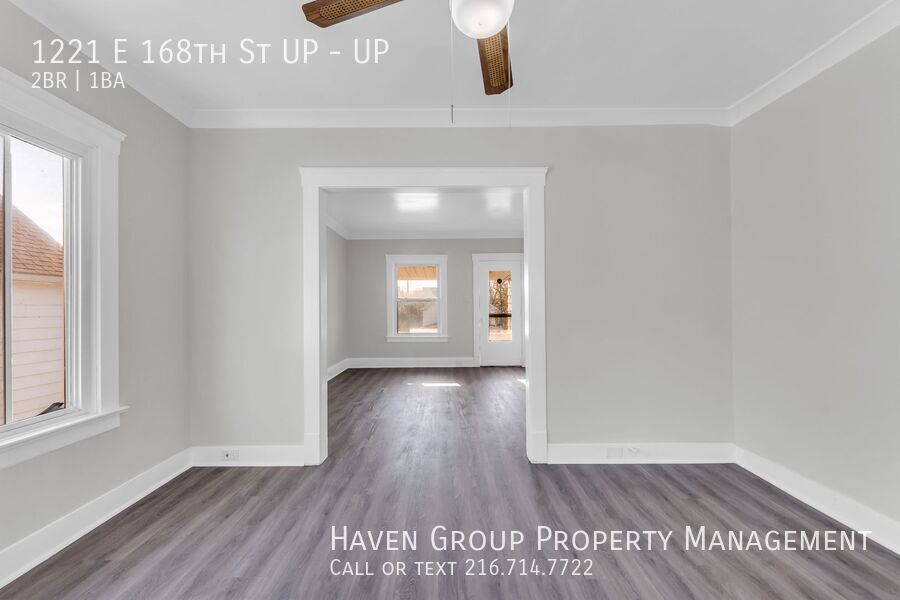 Welcome to 1221 E 168th St | UP Unit, Cleveland, OH 44110! This well-maintained 2-bedroom, 1-bath upper unit offers a comfortable and inviting living space in a convenient location. property image