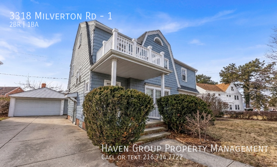 3318 Milverton Rd | Unit 1 DN, Shaker Heights - Spacious 2-bed 1-bath multi-family home! property image