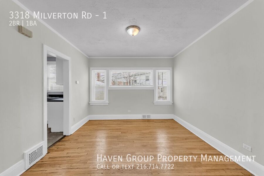 3318 Milverton Rd | Unit 1 DN, Shaker Heights - Spacious 2-bed 1-bath multi-family home! property image