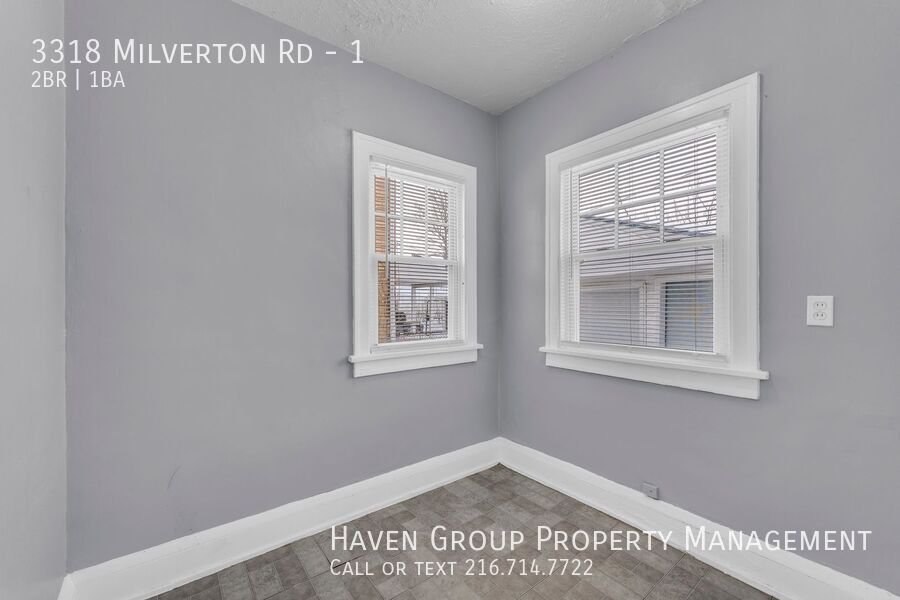 3318 Milverton Rd | Unit 1 DN, Shaker Heights - Spacious 2-bed 1-bath multi-family home! property image