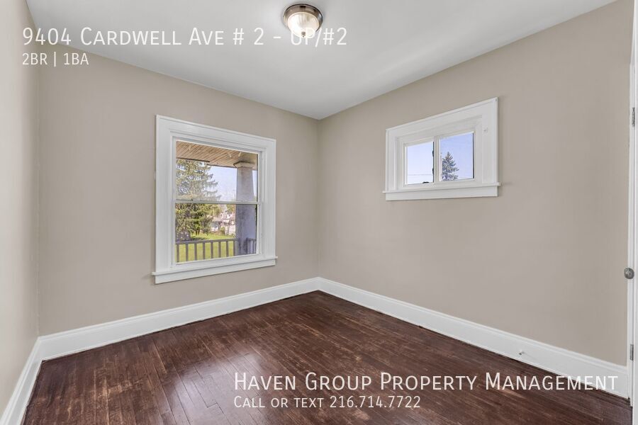 9404 Cardwell Ave | Unit 2 UP,  Cleveland - Spacious 2 bed 1 bath multi-family home! property image
