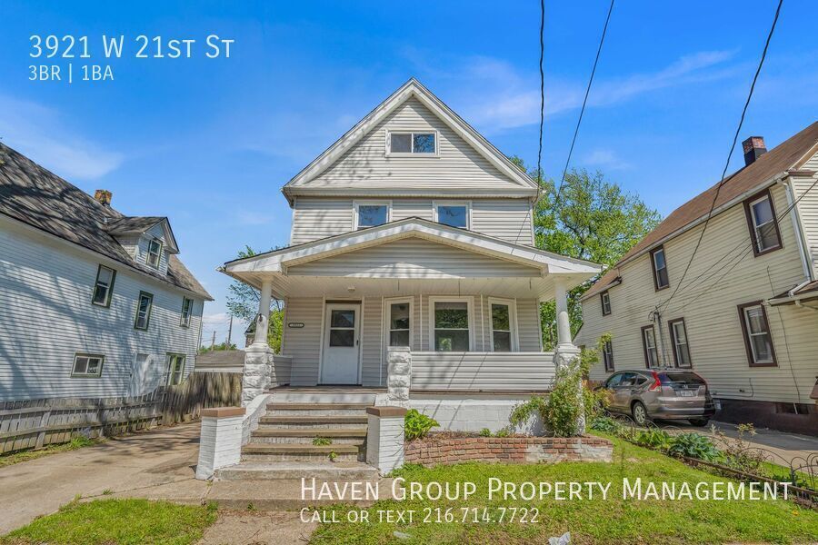 3921 W 21st St, Cleveland, Ohio, 44109- Spacious 3-bed 1-bath single-family home! property image