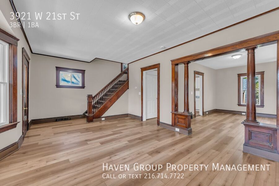 3921 W 21st St, Cleveland, Ohio, 44109- Spacious 3-bed 1-bath single-family home! property image