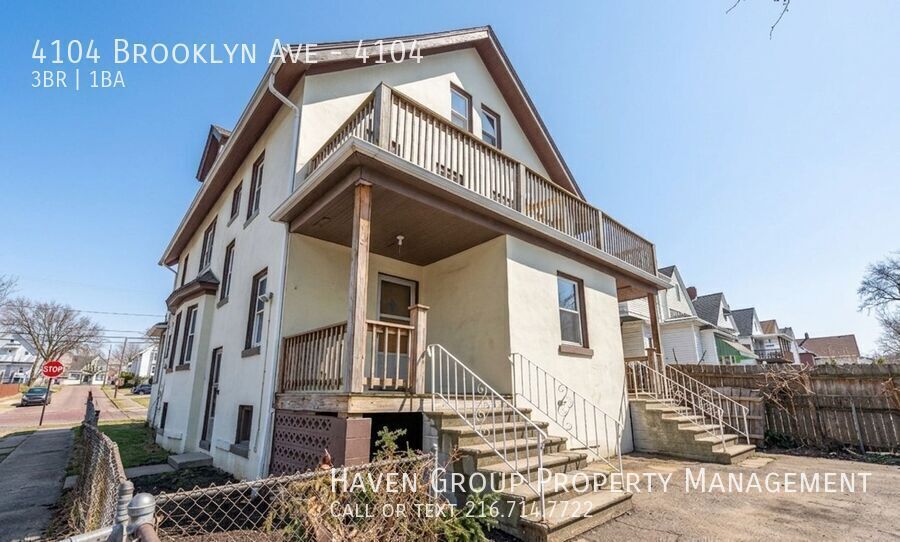 4102 (4104) Brooklyn Ave | Left Side, Cleveland, Ohio, 44109 - Spacious 3-bed 1-bath multi-family home! property image