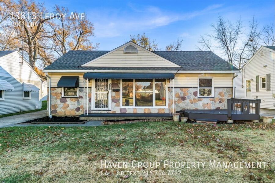13813 Leroy Ave, Cleveland, Ohio, 44135- Spacious 3-bed 1 -bath single-family home! property image