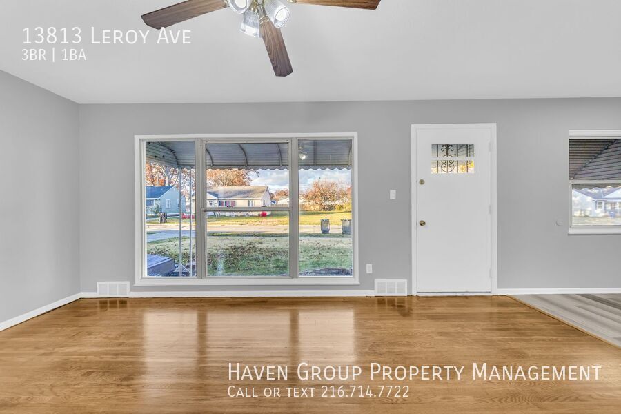 13813 Leroy Ave, Cleveland, Ohio, 44135- Spacious 3-bed 1 -bath single-family home! property image