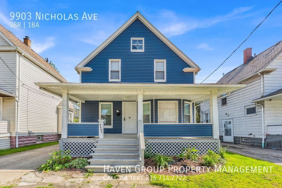 9903 Nicholas Ave, Cleveland, Ohio, 44102- Spacious 3-bed 1 -bath single-family home! property image