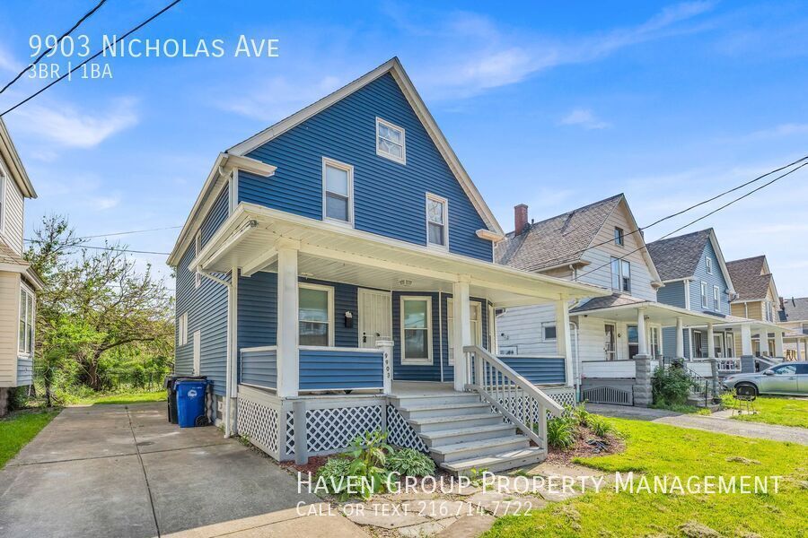 9903 Nicholas Ave, Cleveland, Ohio, 44102- Spacious 3-bed 1 -bath single-family home! property image