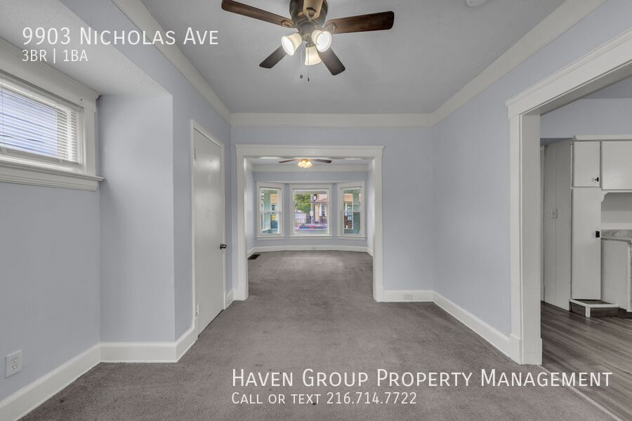 9903 Nicholas Ave, Cleveland, Ohio, 44102- Spacious 3-bed 1 -bath single-family home! property image