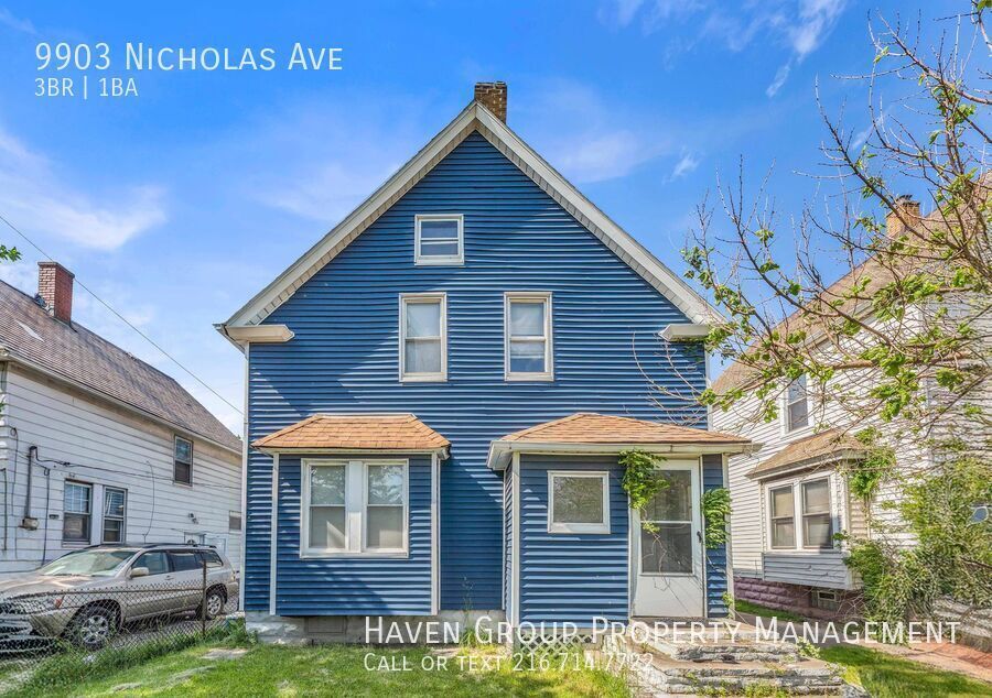 9903 Nicholas Ave, Cleveland, Ohio, 44102- Spacious 3-bed 1 -bath single-family home! property image