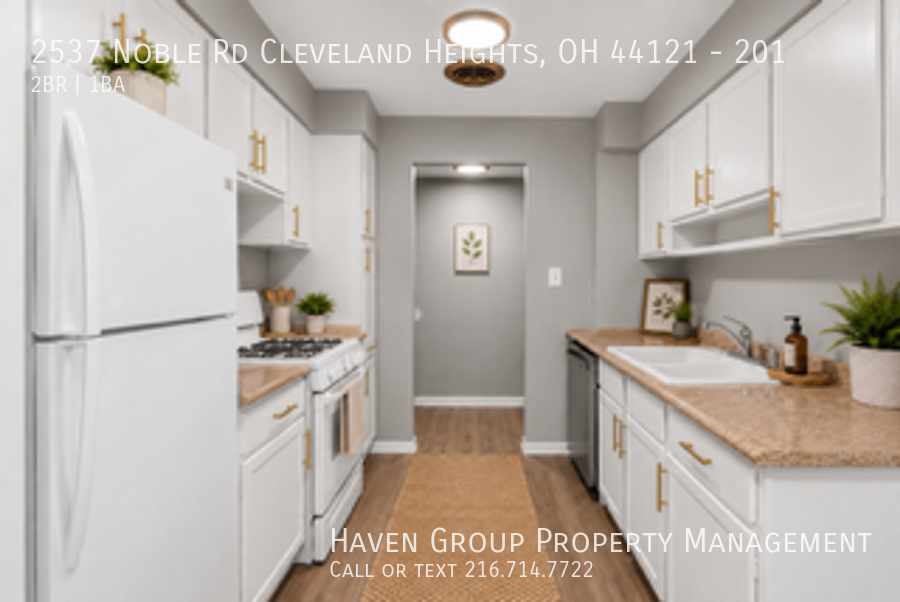 2537 Noble Rd | Apt 201, Cleveland Heights, Ohio, 44121 - Spacious 2-bed 1-bath apartment! property image