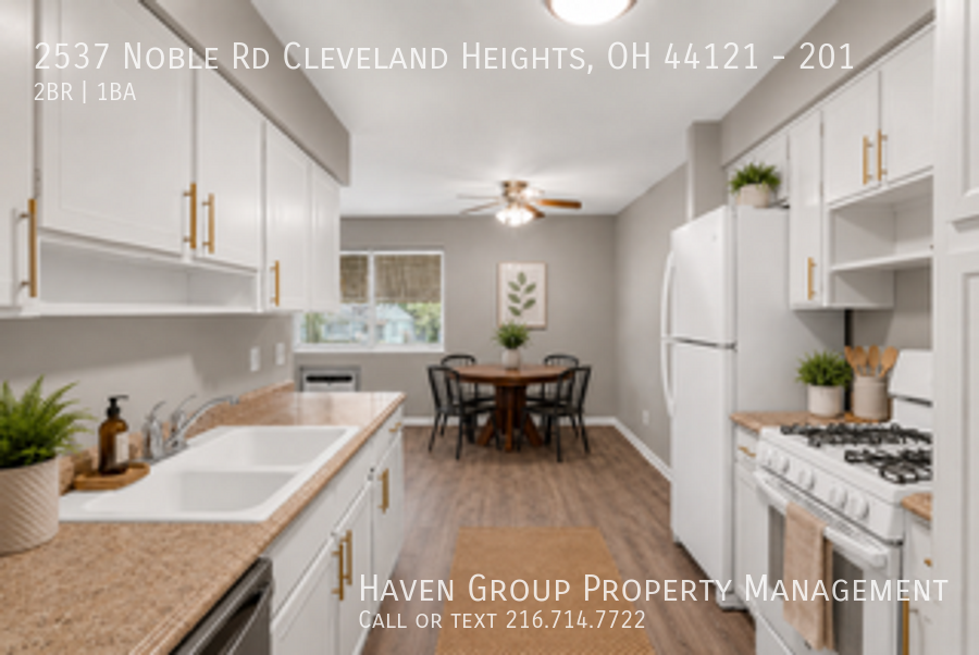 2537 Noble Rd | Apt 201, Cleveland Heights, Ohio, 44121 - Spacious 2-bed 1-bath apartment! property image