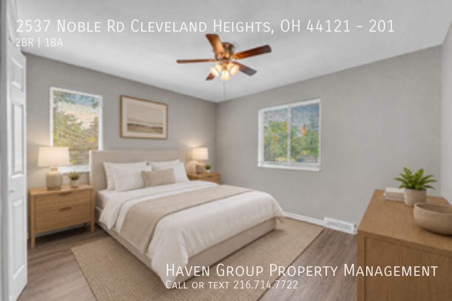 2537 Noble Rd | Apt 201, Cleveland Heights, Ohio, 44121 - Spacious 2-bed 1-bath apartment! property image
