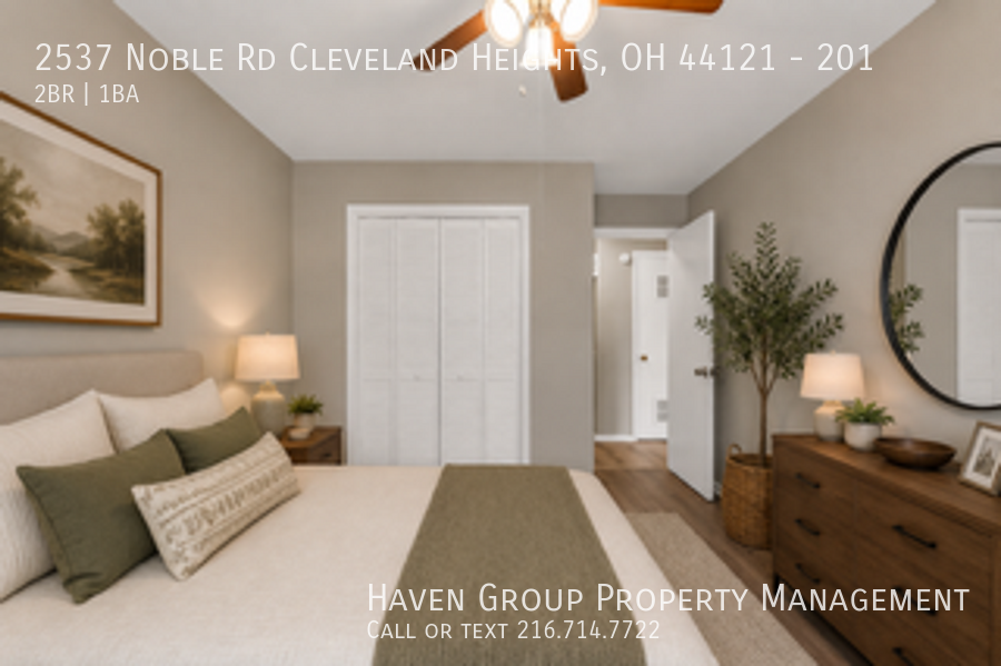 2537 Noble Rd | Apt 201, Cleveland Heights, Ohio, 44121 - Spacious 2-bed 1-bath apartment! property image