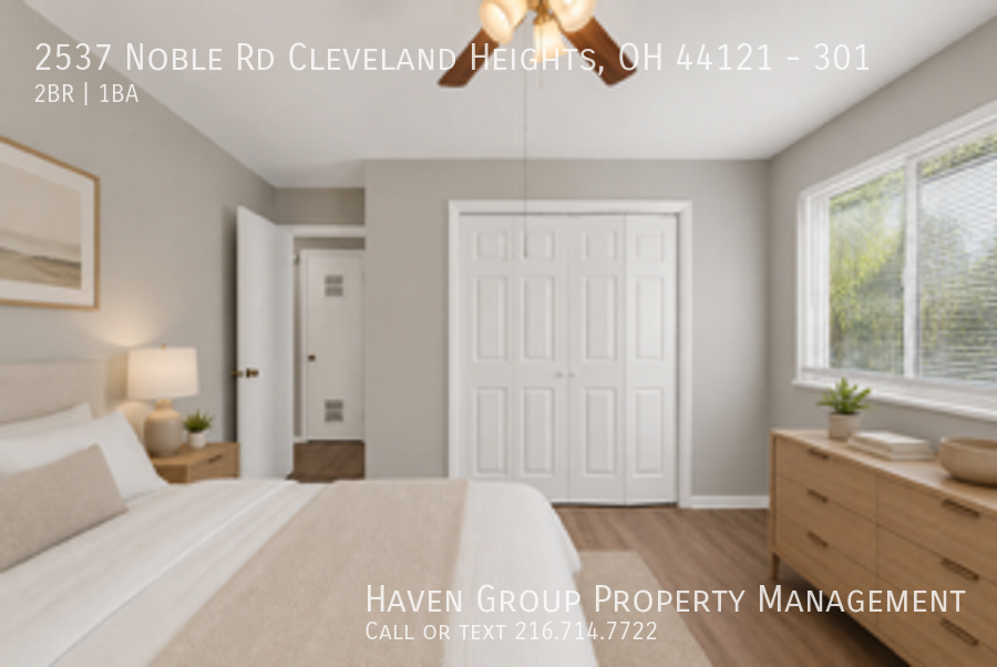 2537 Noble Rd | Apt 301, Cleveland Heights, Ohio, 44121 - Spacious 2-bed 1-bath apartment! property image