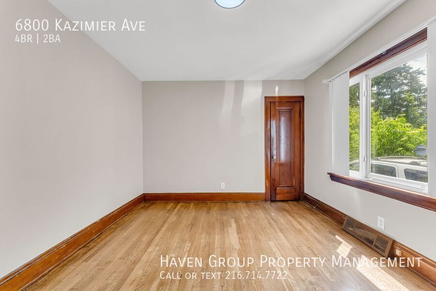 6800 Kazimier Ave, Cleveland, Ohio, 44105- Spacious 4-bed 2-bath single-family home! property image