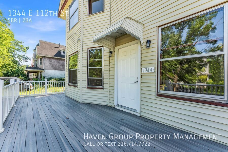1344 E 112th St, Cleveland, OH 44106- Spacious 5-bed 2-bath single-family home! property image