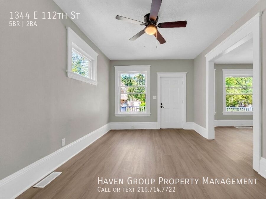 1344 E 112th St, Cleveland, OH 44106- Spacious 5-bed 2-bath single-family home! property image