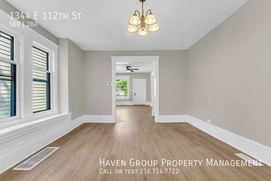 1344 E 112th St, Cleveland, OH 44106- Spacious 5-bed 2-bath single-family home! property image