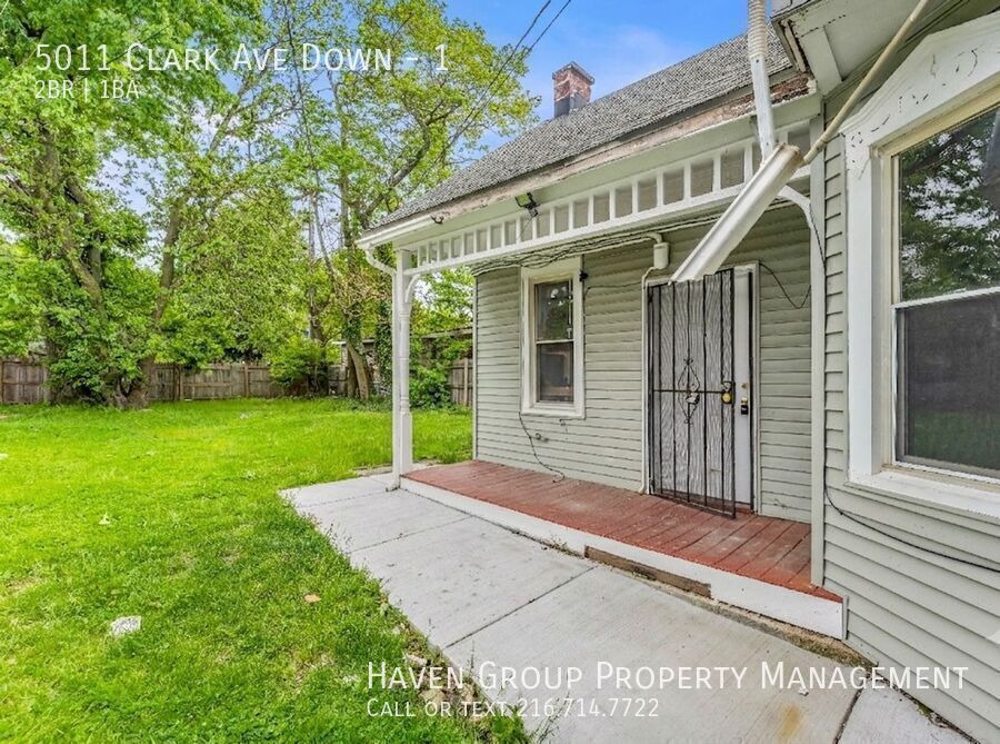 5011 Clark Ave | Apt 1 DN, Cleveland, Ohio, 44102 - Spacious 2-bed 1-bath multi-family home! property image