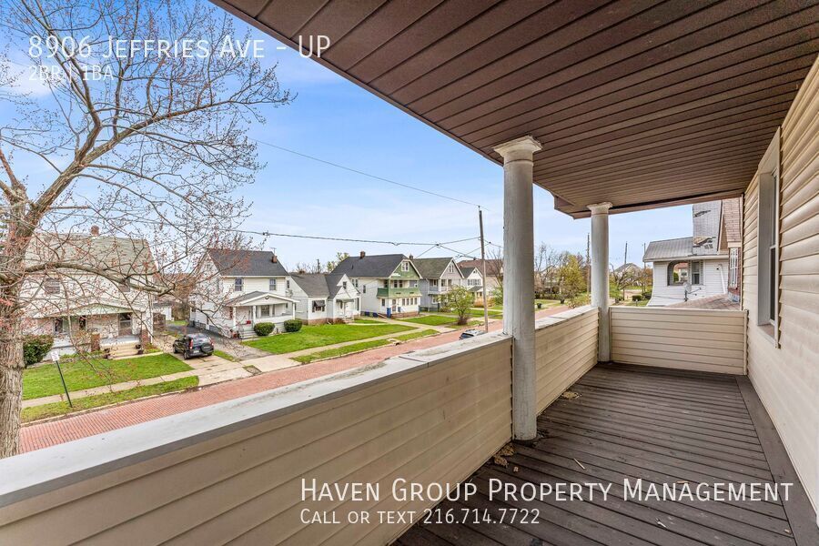 8906 Jeffries Ave | UP, Cleveland, Ohio, 44105 - Spacious 2-bed 1-bath multi-family home! property image