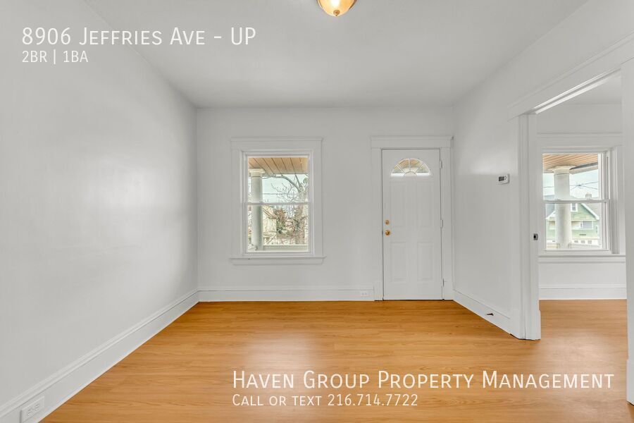 8906 Jeffries Ave | UP, Cleveland, Ohio, 44105 - Spacious 2-bed 1-bath multi-family home! property image