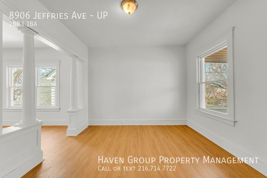 8906 Jeffries Ave | UP, Cleveland, Ohio, 44105 - Spacious 2-bed 1-bath multi-family home! property image