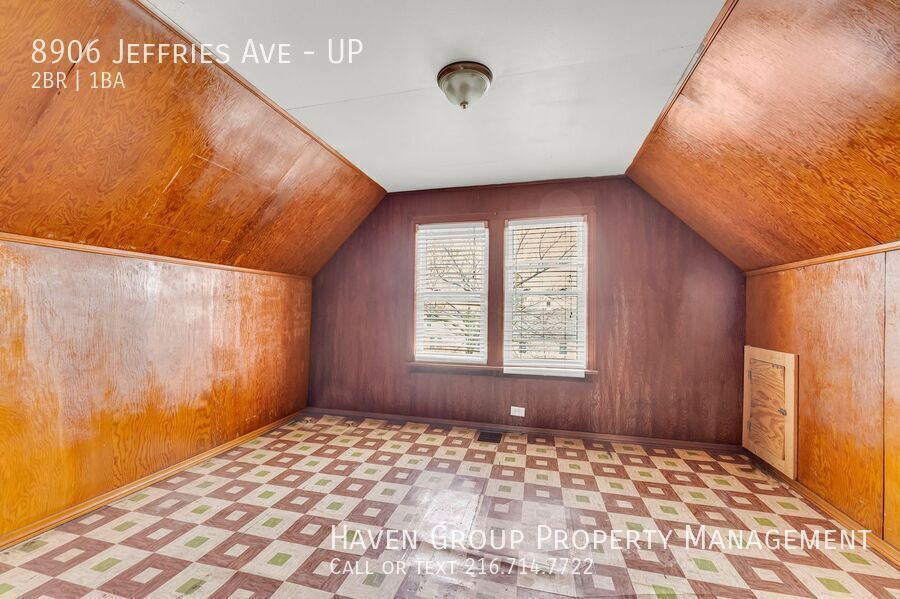 8906 Jeffries Ave | UP, Cleveland, Ohio, 44105 - Spacious 2-bed 1-bath multi-family home! property image