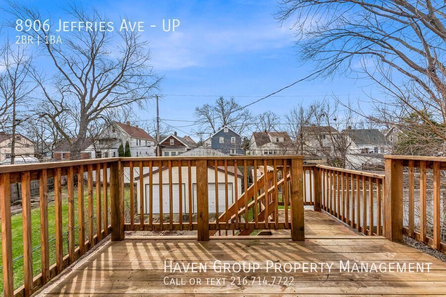 8906 Jeffries Ave | UP, Cleveland, Ohio, 44105 - Spacious 2-bed 1-bath multi-family home! property image