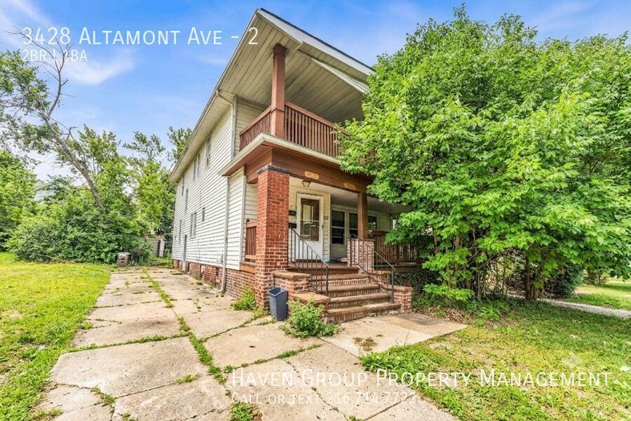 3428 Altamont Ave | Unit 2, Cleveland Heights, OH 44118 - Spacious 2-bed 1-bath multi-family home! property image