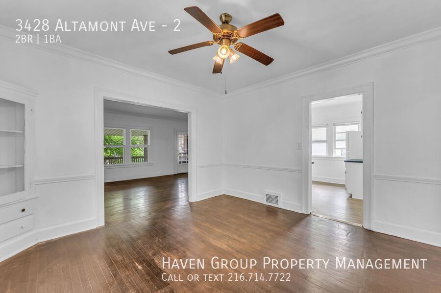3428 Altamont Ave | Unit 2, Cleveland Heights, OH 44118 - Spacious 2-bed 1-bath multi-family home! property image