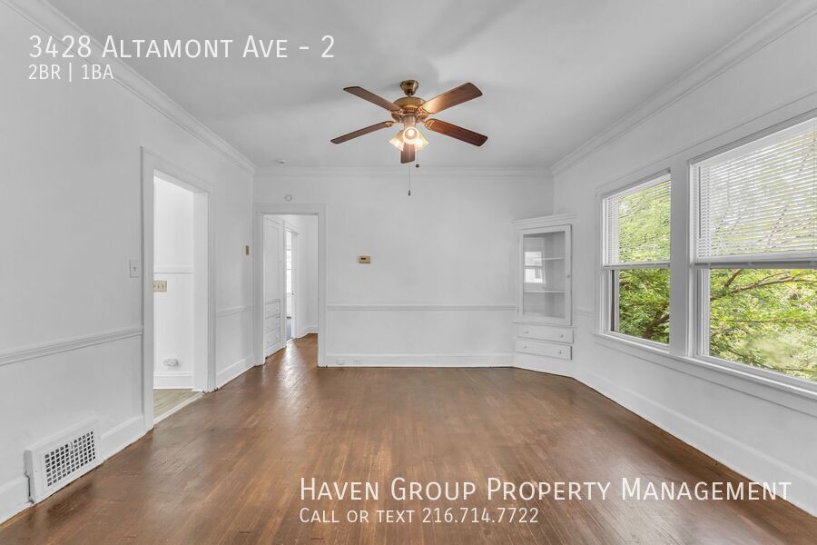 3428 Altamont Ave | Unit 2, Cleveland Heights, OH 44118 - Spacious 2-bed 1-bath multi-family home! property image