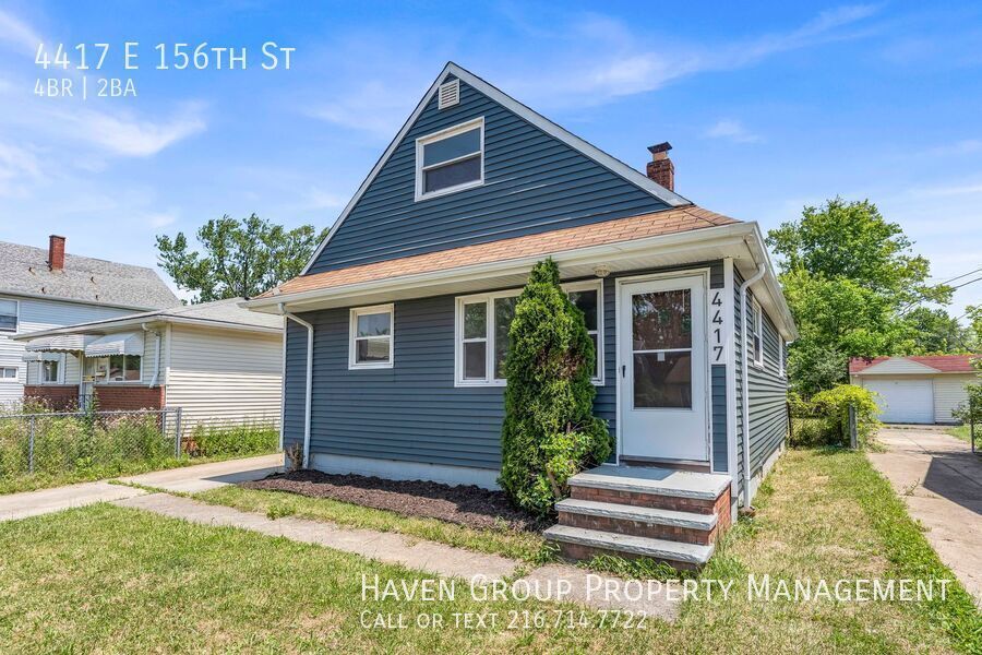 4417 E 156th St, Cleveland, OH 44128 - Spacious 4-bed 1.5-bath single-family home! property image