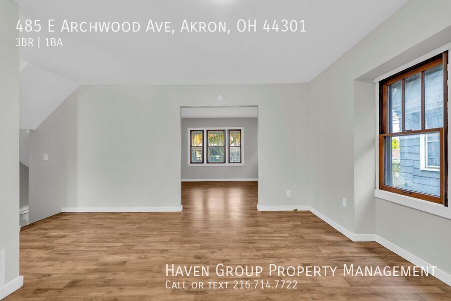485 E Archwood Ave, Akron, OH 44301- Spacious 3-bed 1-bath single-family home! property image