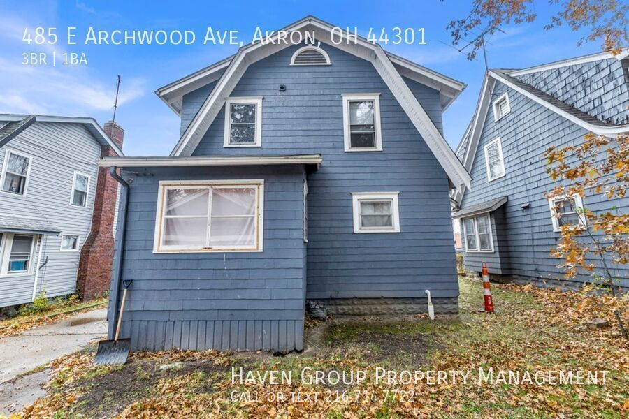 485 E Archwood Ave, Akron, OH 44301- Spacious 3-bed 1-bath single-family home! property image