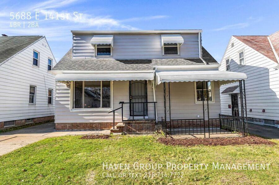 5688 E 141st St, Maple Heights, OH 44137 - Spacious 4-bed 2-bath single-family home! property image