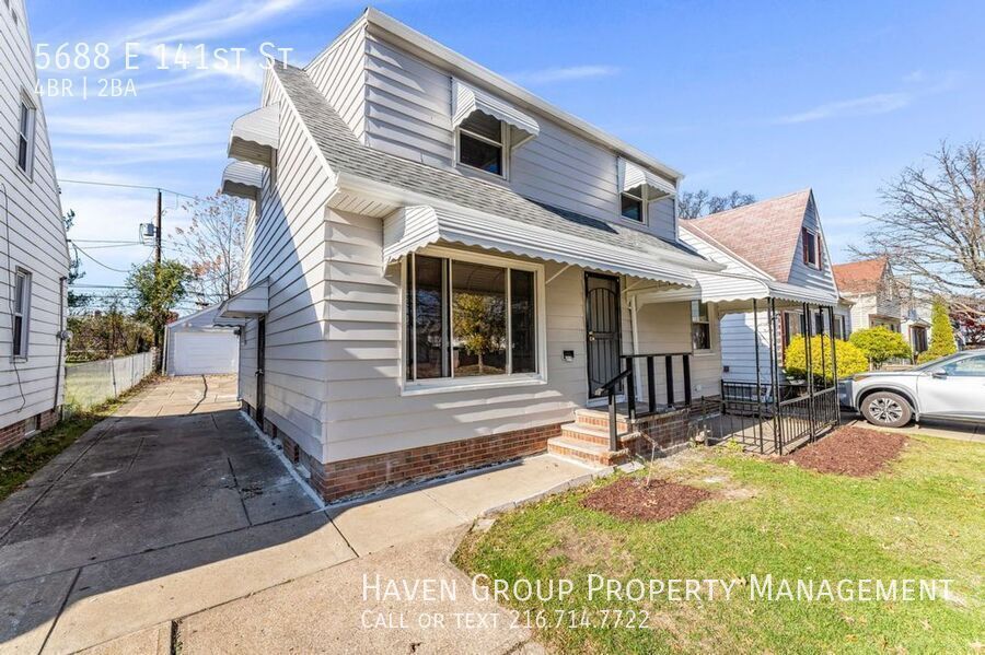 5688 E 141st St, Maple Heights, OH 44137 - Spacious 4-bed 2-bath single-family home! property image