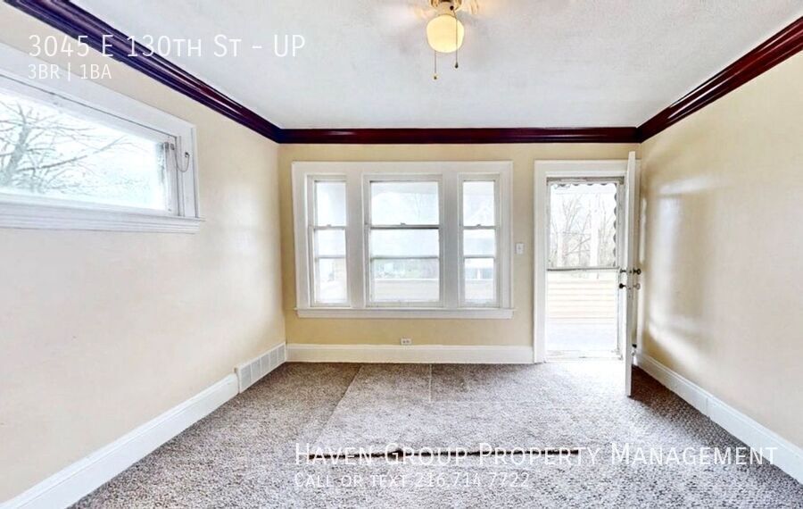 3045 E 130th St | UP, Cleveland, OH 44120 - Spacious 3-bed 1-bath multi-family home! property image