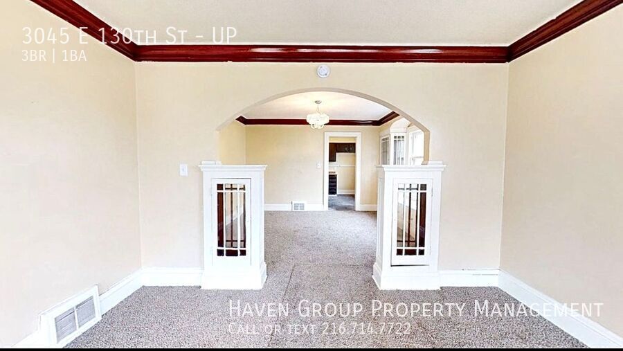 3045 E 130th St | UP, Cleveland, OH 44120 - Spacious 3-bed 1-bath multi-family home! property image