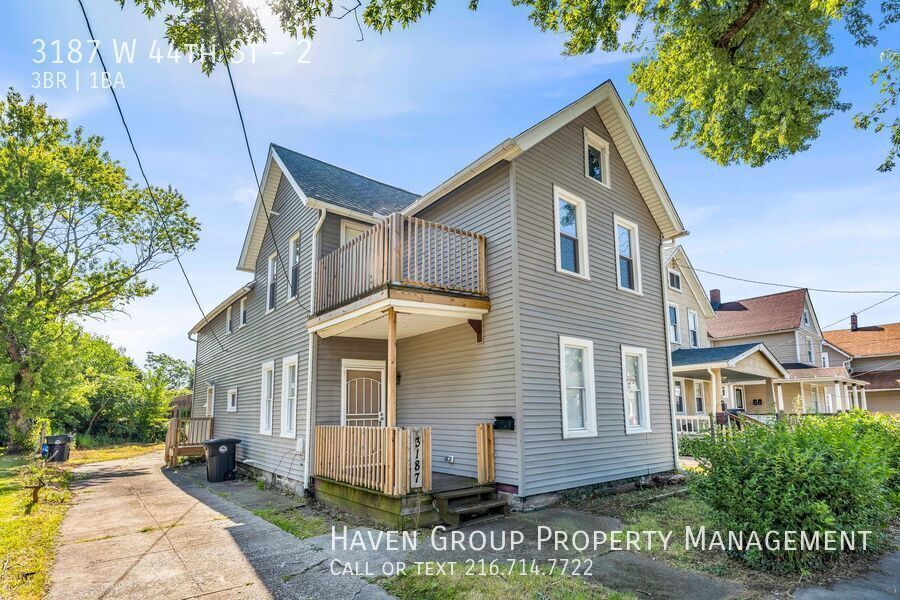 3187 W 44th St | Unit 2/UP, Cleveland, OH 44109- Spacious 3-bed 1-bath multi-family home! property image