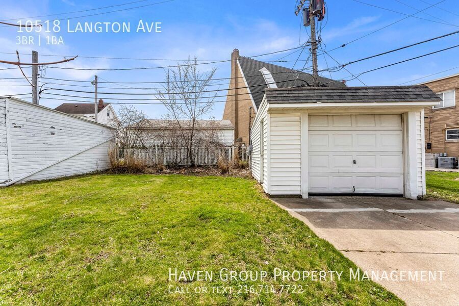 10518 Langton Ave, Garfield Heights, OH 44125- Spacious 3-bed 1-bath single-family home!  property image