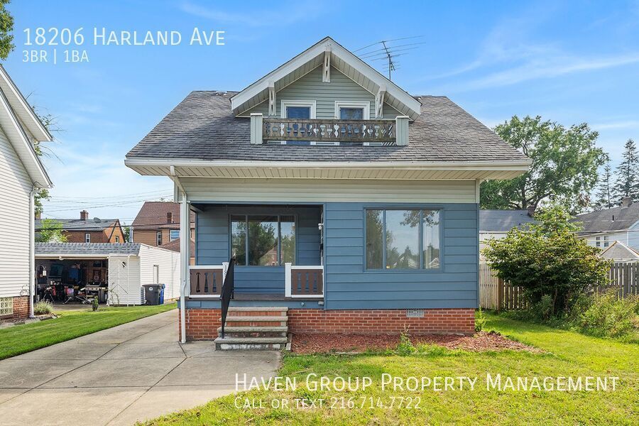18206 Harland Ave, Cleveland - Spacious 3 bed 1 bath single family home! Please note that the full security deposit is required. property image