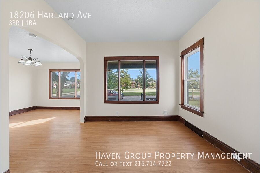 18206 Harland Ave, Cleveland - Spacious 3 bed 1 bath single family home! Please note that the full security deposit is required. property image