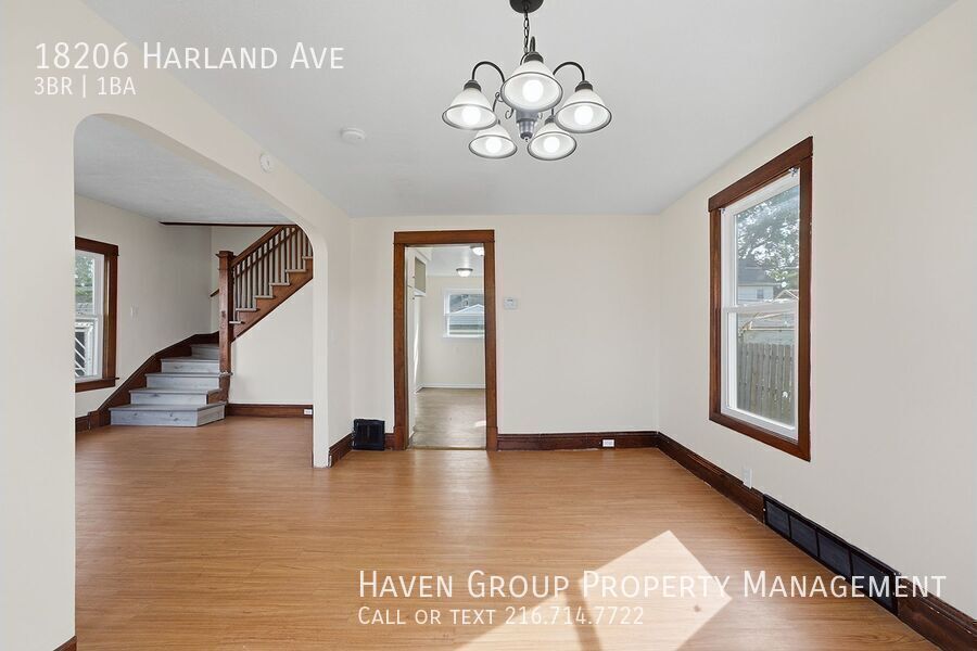 18206 Harland Ave, Cleveland - Spacious 3 bed 1 bath single family home! Please note that the full security deposit is required. property image