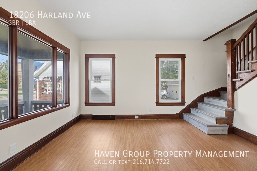 18206 Harland Ave, Cleveland - Spacious 3 bed 1 bath single family home! Please note that the full security deposit is required. property image